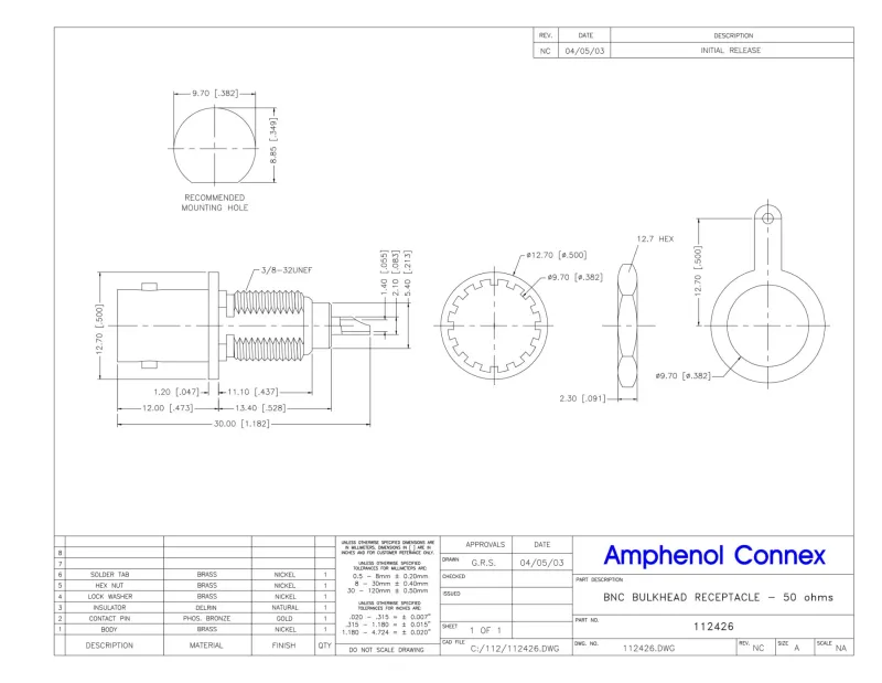 Wire or PC Connectors