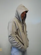 DISH® SHOWTIME® Gray Zip-up Hoodie Sz: Medium