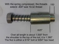 (10) Deutsch 2760000T5-11 size 10-32 Captive Screws