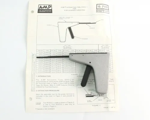 Amp Tyco 91012-2 Contact Removal Tool Taper Pin Extractor