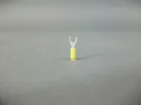 NOS 2.000 kleine spade-aansluitpunten #4 noppenformaat geïsoleerde elektronica-hamradio