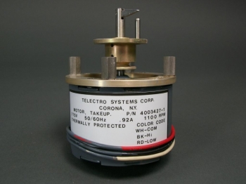 New, Old Stock Telectro Systems Takeup Motor 115V 4003427-1