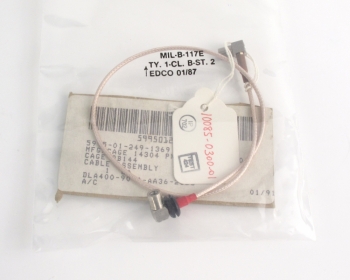 Harris Corp 10085-0300-01 Cable Assembly 14" RA SMD/Male