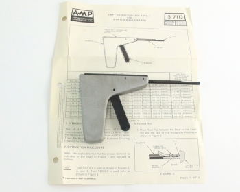 Amp Tyco 91012-1 Contact Terminal Removal Tool Taper Pin Extractor 
