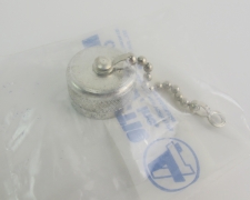 1H732 HN Male Dust Cap w/ Bead Chain