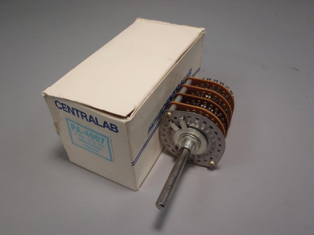 Centralab Rotary Switch Part Number PA-4007 New in Manufacturer/'s Packaging!