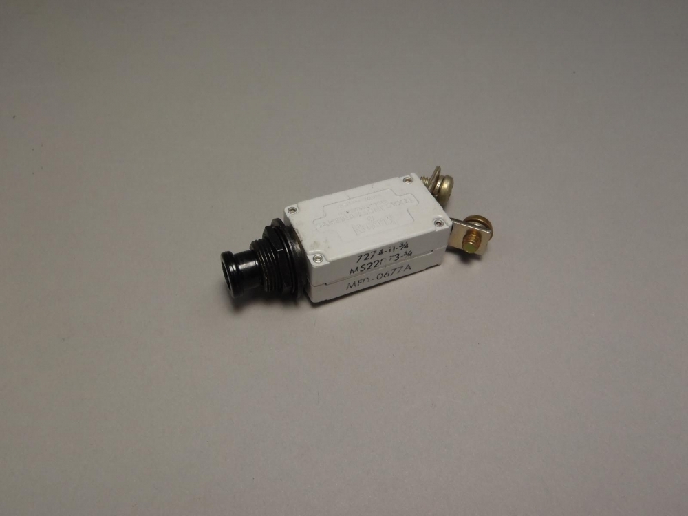 Klixon Aircraft Circuit Breaker P/N7274113/4 NSN 5925002287605