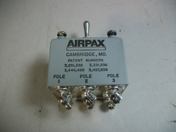 Airpax AP116-1-65-103 10A 240V 50/60Hz Circuit Breaker 5925-01-255-2442