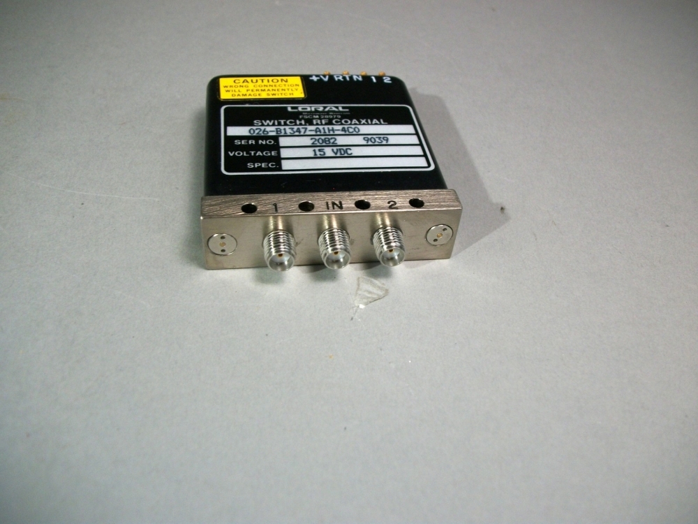 Loral RF Coaxial Switch 026B1347A1H4C0 Mavin the store