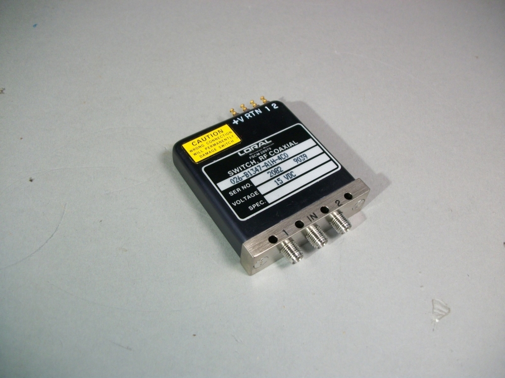 Loral RF Coaxial Switch 026B1347A1H4C0 Mavin the store