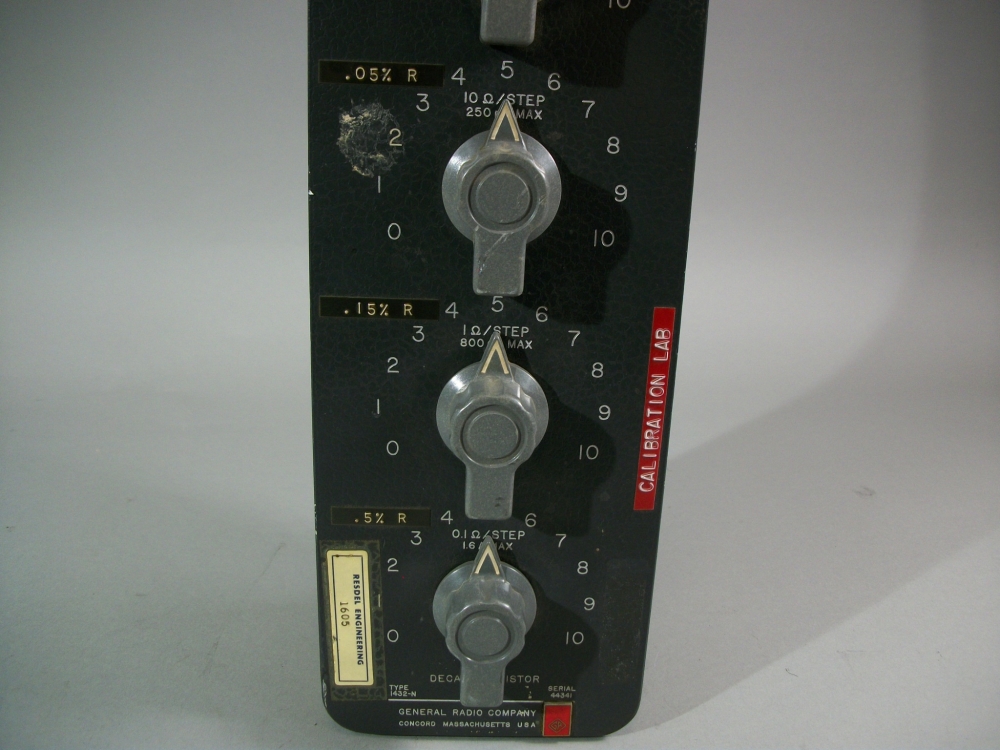 GR General 1432N Radio 5Dial Resistor 0.1 ohm 11.111 ohms Mavin