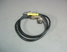 TNC Amphenol Right Angle Plug 24" - TNC Bulkhead Receptacle Patchcord RG58 - New