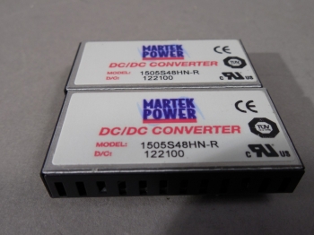 MARTEK POWER DC-DC single output Converter 1505S48HN-R  - Lot of 2 - NEW!
