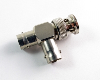 Radiall R142-789-000 Connector Adapter BNC/F/F/M Tee Nickel