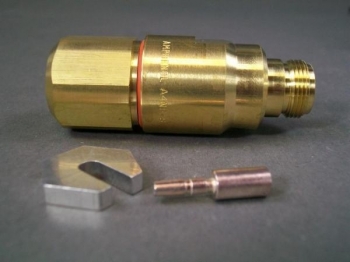 Amphenol TXL Connectors A4NF-S TXL A4 series for 1/2" annularly corrugated cable