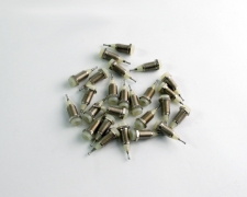 (25) Cannon / Pomona / ITT White Mini Tip Jack Terminals