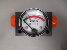 Orange Research 1201PG-2-2A Dial Indicating Differential Gauge 1/8" NPT Ports