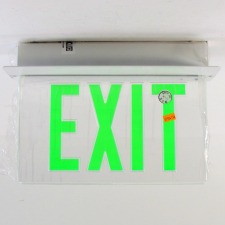 Lithonia EXIT SIGN LRP W 1 GC 120/277 EL N PNL LED + ELA G LRIS 120/277 EL N Kit